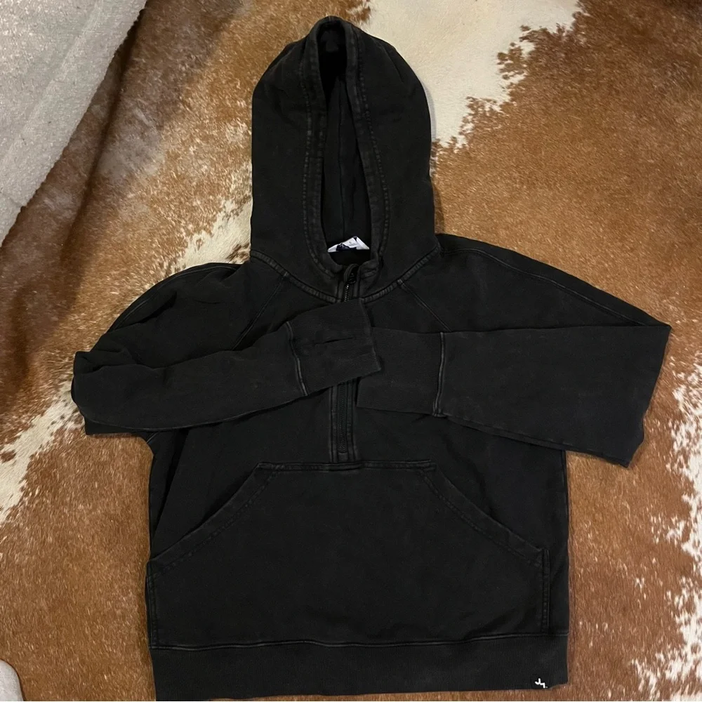 JoyLab Charcoal Zip-Up Hoodie - Picture 2 of 4